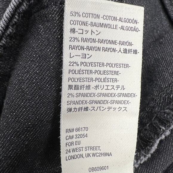 Free People Just Float On Super Flare Mid Rise Jeans Washed Black Size 26 - Picture 7 of 13